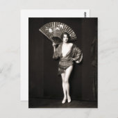 Französisches Button Anfang der 1900er Jahre auf Postkarte (Vorne/Hinten)