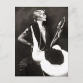 Französisches Button Anfang der 1900er Jahre auf Postkarte (Vorderseite)