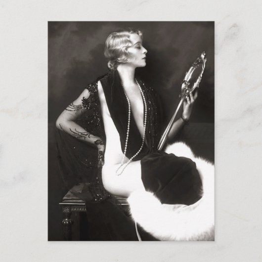 Französisches Button Anfang der 1900er Jahre auf Postkarte (Vorderseite)