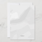 Französisches Café Einladung (Rückseite)