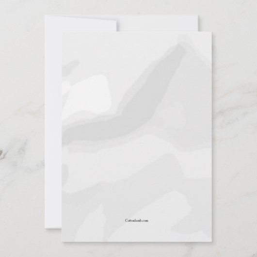 Französisches Café Einladung (Rückseite)