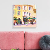 Französisches Café Leinwanddruck (Insitu (Wohnzimmer))