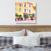 Französisches Café Leinwanddruck (Insitu (Schlafzimmer))