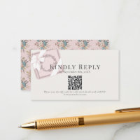 Französisches Café Pink Geschenkboxen QR Code UAWG
