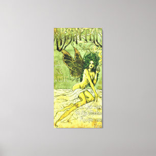 Französisches Café-Plakat c1885 Leinwanddruck