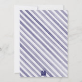 Französisches Champagner-Party Einladung (Rückseite)