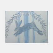 Französisches Country Bunny Rabbit Fußmatte (Vorderseite)