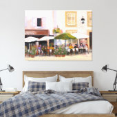 Französisches Country Café Leinwanddruck (Insitu (Schlafzimmer))