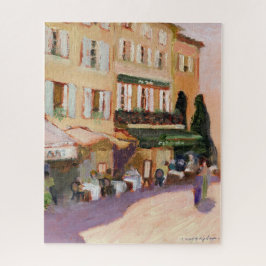 Französisches Dorf-Puzzlespiel Puzzle