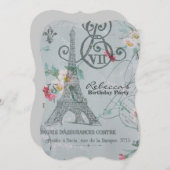 französisches einladung (Vorne/Hinten)