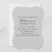 französisches einladung (Rückseite)