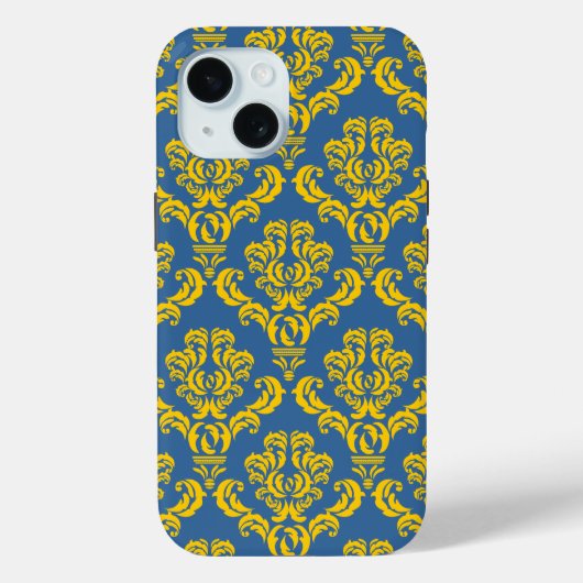 Französisches Empire Damask Muster #10 Case-Mate iPhone Hülle (Rückseite)