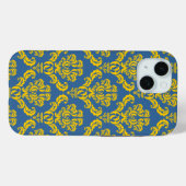 Französisches Empire Damask Muster #10 Case-Mate iPhone Hülle (Rückseite (Horizontal))