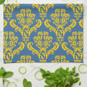 Französisches Empire Damask Muster #10 Handtuch (Gefaltet)