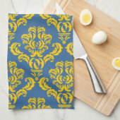 Französisches Empire Damask Muster #10 Handtuch (Viertel Falte)