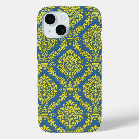 Französisches Empire Damask Muster #12 Case-Mate iPhone Hülle (Rückseite)