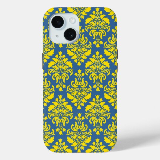Französisches Empire Damask Muster #1 Case-Mate iPhone Hülle (Rückseite)