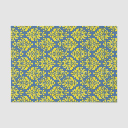 Französisches Empire Damask Muster #1 Seidenpapier (Vorderseite)