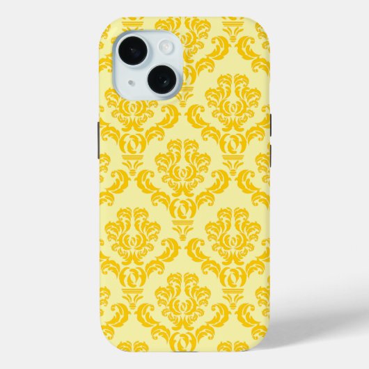 Französisches Empire Damask Muster #3 Case-Mate iPhone Hülle (Rückseite)