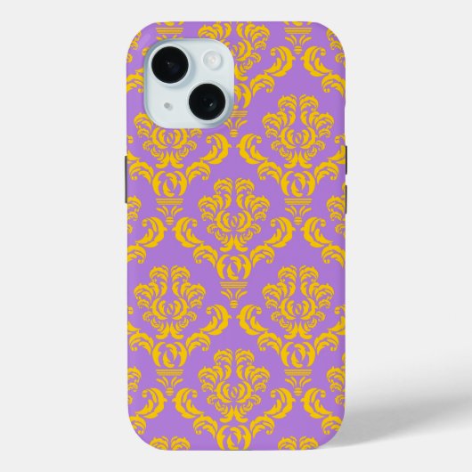 Französisches Empire Damask Muster #4 Case-Mate iPhone Hülle (Rückseite)