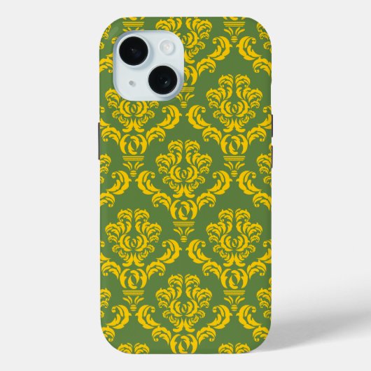 Französisches Empire Damask Muster #9 Case-Mate iPhone Hülle (Rückseite)