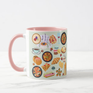 Französisches Essen Tasse