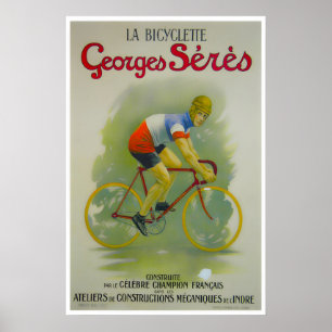 Französisches Fahrradposter Fahrradkunst Radfahrdr Poster