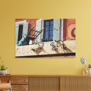 Französisches Fenster Kunst Leinwanddruck