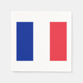 Französisches Flag Theme Party Paper Napkins Serviette (Vorderseite)