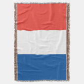 Französisches Flagge Vive La Frankreich Decke (Vorderseite Vertikal)