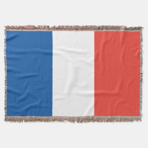 Französisches Flagge Vive La Frankreich Decke