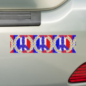französisches Flaggen-Friedenszeichen Autoaufkleber (Auf Auto)
