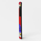 französisches Flaggen-Friedenszeichen Case-Mate iPhone Hülle (Hinten/Links)