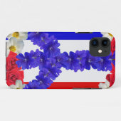 französisches Flaggen-Friedenszeichen Case-Mate iPhone Hülle (Rückseite (Horizontal))