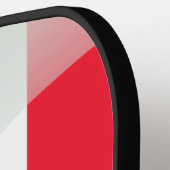 Französisches Flaggenemblem Pickleball Schläger (Linke Seite)