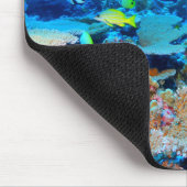 Französisches Fregatte-Masseriff mit Fischen Mousepad (Ecke)