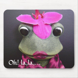 Französisches Frosch mousepad