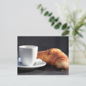 Französisches Frühstück 2 Postkarte (Stehend Vorderseite)