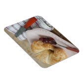 Französisches Frühstück mit Croissant Magnet (Rechte Seite)
