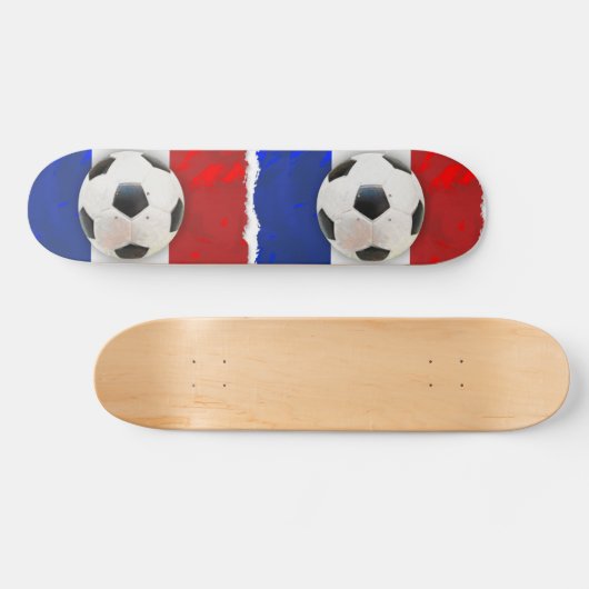 Französisches Fußball-Skateboard Skateboard (Horizontal)