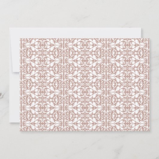 Französisches Garden Bridal Tee Party Einladung (Rückseite)