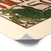 Französisches Gemüseposter Poster (Ecke)