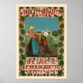 Französisches Gemüseposter Poster (Vorne)