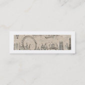 Französisches Geschäft Paris - Telefonkarte Telefonnummerkarte (Rückseite)