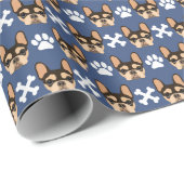 Französisches Geschenkpapier (Rolleneckpunkt)