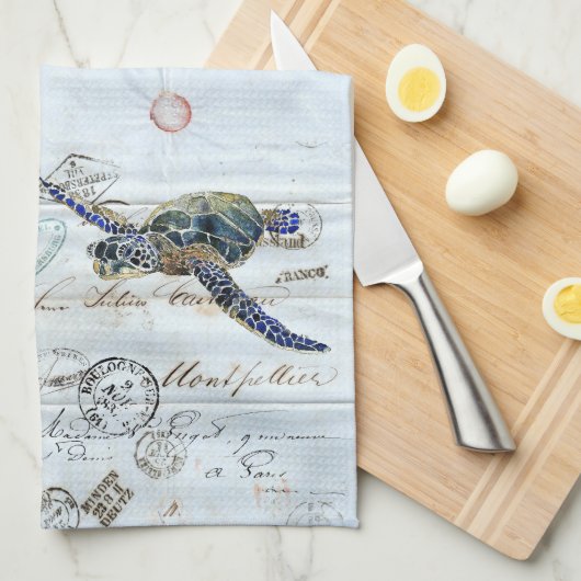 Französisches Geschirrtuch (Viertel Falte)