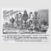 Französisches Gewebe oder Dekoupage-Papier Seidenpapier (Vorderseite)