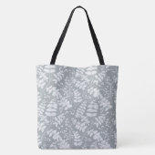 Französisches graues Muster Tasche (Rückseite)