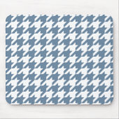 Französisches Gray-Elegantes Hahnentrittmuster Mousepad (Vorne)