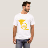 Französisches Horn - Bernstein T-Shirt (Vorne ganz)